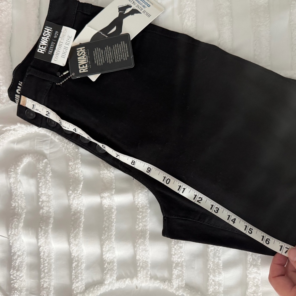 Rewash Black Men's Jeans - Picture 8 of 10